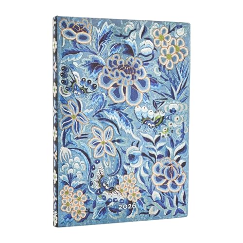 12 Mois Flexi 2026 Saule Bleu Midi Horizontal von PAPERBLANKS