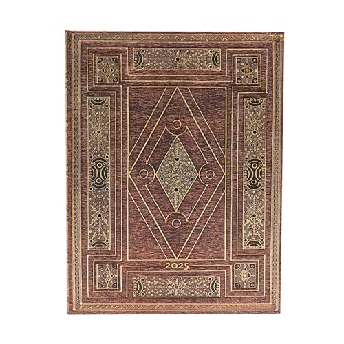 Paperblanks 12-Monatskalender 2025, First Folio, Ultra, Horizontal, Elastikband-Verschluss Paperblanks 12-Monatskalender 2025, First Folio, Ultra, Horizontal, Elastikband-Verschluss von Paperblanks