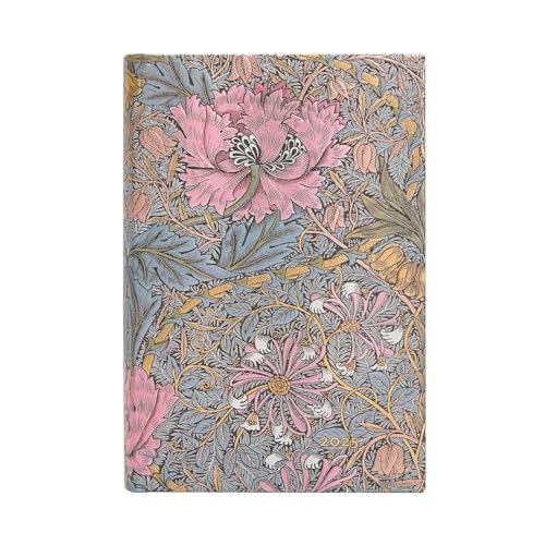 Paperblanks 12-Monatskalender 2025, Morris Heckenkirsche in Pink, Mini, Tagesüberblick, Elastikband-Verschluss Paperblanks 12-Monatskalender 2025, Morris Heckenkirsche in Pink, Mini, Tagesüberblick, Elastikband-Verschluss von Paperblanks
