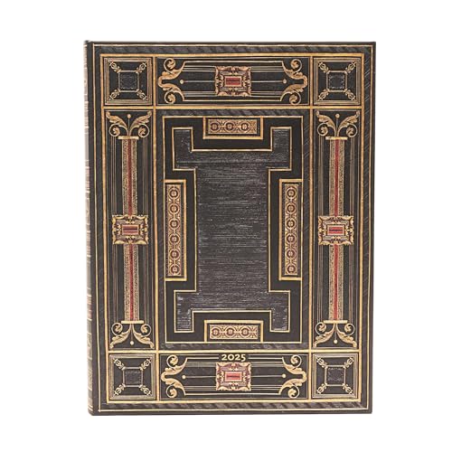 Paperblanks 12-Monatskalender 2025, Onyx, Ultra, Tagesüberblick, Elastikband-Verschluss Paperblanks 12-Monatskalender 2025, Onyx, Ultra, Tagesüberblick, Elastikband-Verschluss