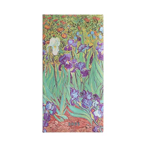 12-Monatskalender 2025 Van Goghs Schwertlilien, Schlank, Horizontal 12-Monatskalender 2025 Van Goghs Schwertlilien, Schlank, Horizontal