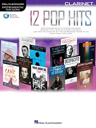 12 Pop Hits: Clarinet (Hal Leonard Instrumental Play-along) von HAL LEONARD