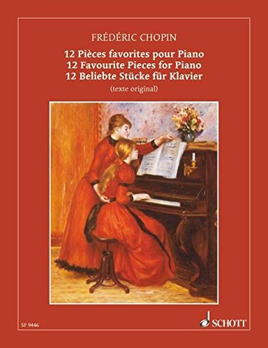 12 beliebte Stücke: Klavier. von Schott Frères