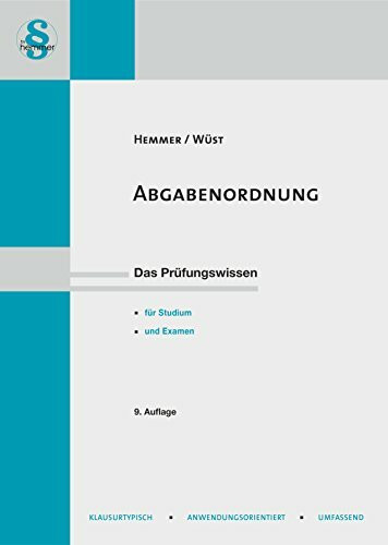 12000 - Skript Abgabenordnung: Das Prüfungswissen für Studium und Examen (Skripten)