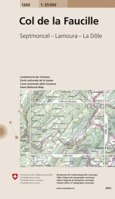 1260 Col de la Faucille von Bundesamt für Landestopografie Schweiz