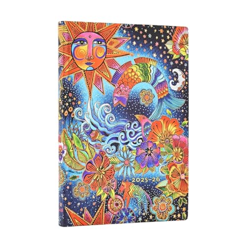 13 Mois Flexi 2026 Magie Céleste Mini Horizontal von PAPERBLANKS