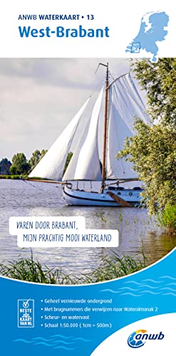 13 West-Brabant: Waterkaarten (ANWB Waterkaart, 13) von ANWB