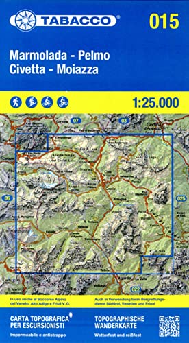 15 Marmolada - Pelmo Civetta -Moizza: 1:25000 (Carte topografiche per escursionisti, Band 15) 15 Marmolada - Pelmo Civetta -Moizza: 1:25000 (Carte topografiche per escursionisti, Band 15)