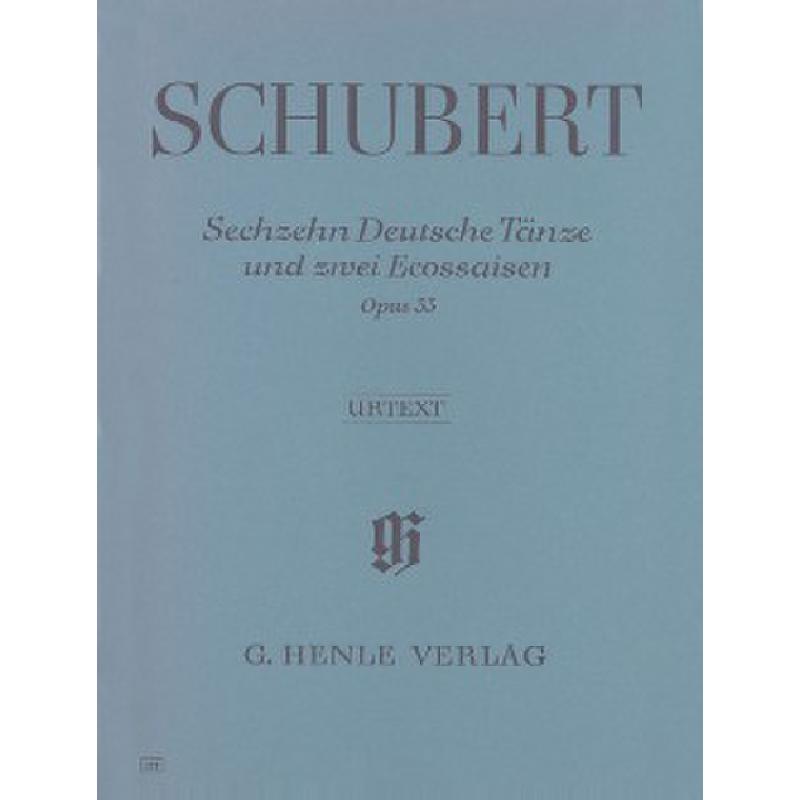 16 deutsche Tänze + 2 Ecossaisen op 33 D 783 16 deutsche Tänze + 2 Ecossaisen op 33 D 783