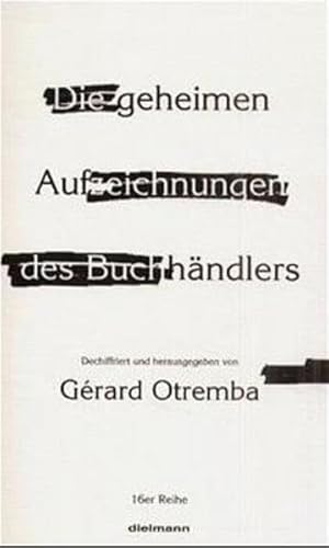 16er Reihe: Die geheimen Aufzeichnungen des Buchhändlers