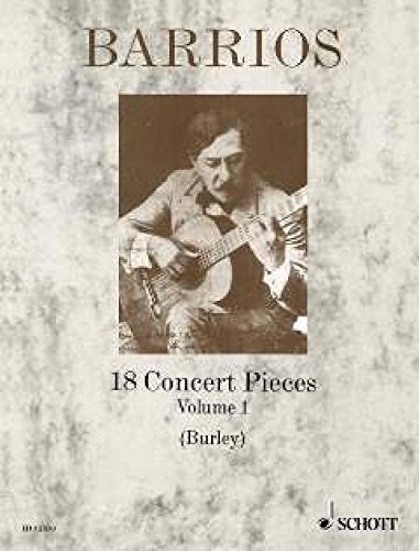 18 Concert Pieces: Vol. 1. Gitarre. von Schott