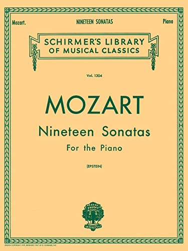 19 Sonatas - Complete: Piano Solo (Schirmer's Library of Musical Classics): Nineteen Sonatas For the Piano (Schirmer's Library of Musical Classics, 1304, Band 1304)