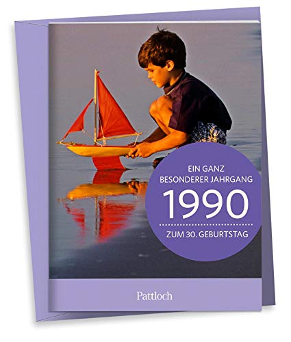 1990 - Ein ganz besonderer Jahrgang - Zum 30. Geburtstag: Jahrgangs-Heftchen mit Kuvert von Pattloch Geschenkbuch
