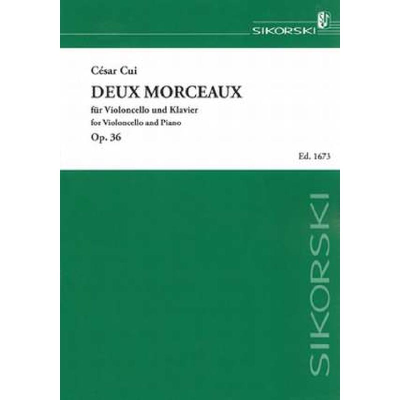 2 Morceaux op 36 2 Morceaux op 36