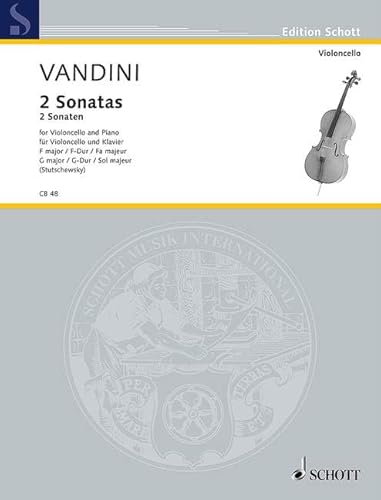 2 Sonatas: F-Dur und G-Dur. Violoncello und Klavier. (Cello-Bibliothek)