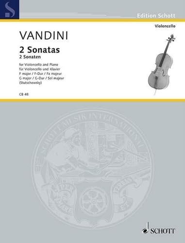 2 Sonatas: F-Dur und G-Dur. Violoncello und Klavier. (Cello-Bibliothek)