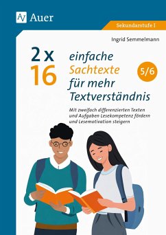 2 x 16 einfache Sachtexte für mehr Textverständnis von Auer Verlag in der AAP Lehrerwelt GmbH