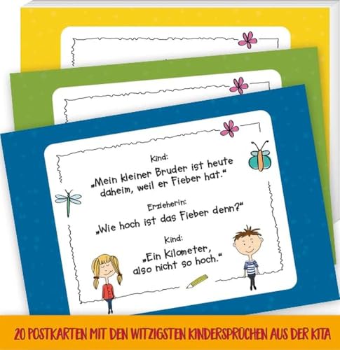 20 Postkarten mit den witzigsten Kindersprüchen aus der Kita (Klett Kita Arbeitshilfen)