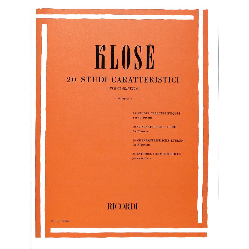20 studi caratteristici