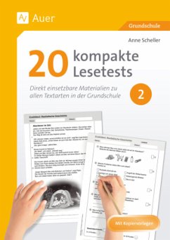 20 kompakte Lesetests für Klasse 2 von Auer Verlag in der AAP Lehrerwelt GmbH
