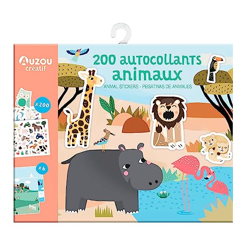 MA POCHETTE D'ARTISTE - 200 AUTOCOLLANTS ANIMAUX von AUZOU