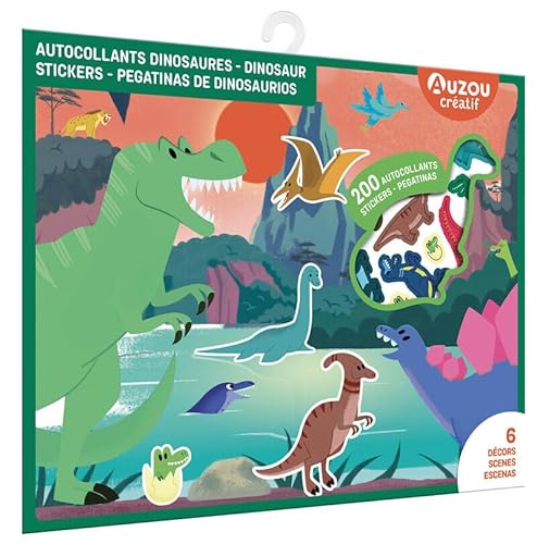 200 autocollants dinosaures von AUZOU