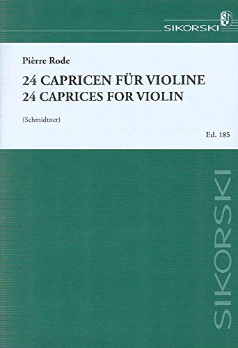 24 Capricen: für Violine solo. violin.