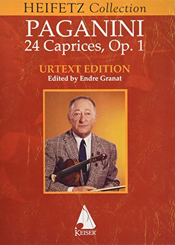 24 Caprices for Violin Solo: Jascha Heifetz Version (Heifetz Collection) von Lauren Keiser Music Publishing