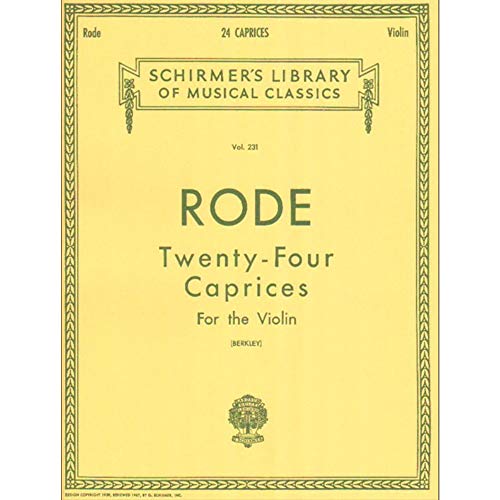 24 Caprices: Violin and Piano: Twenty-Four Caprices in the Twenty-Four Major and Minor Keys von G. Schirmer