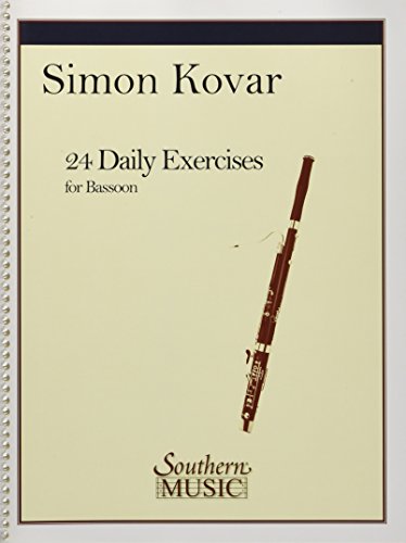 24 DAILY EXERCISES FOR BASSOON von Southern Music Company