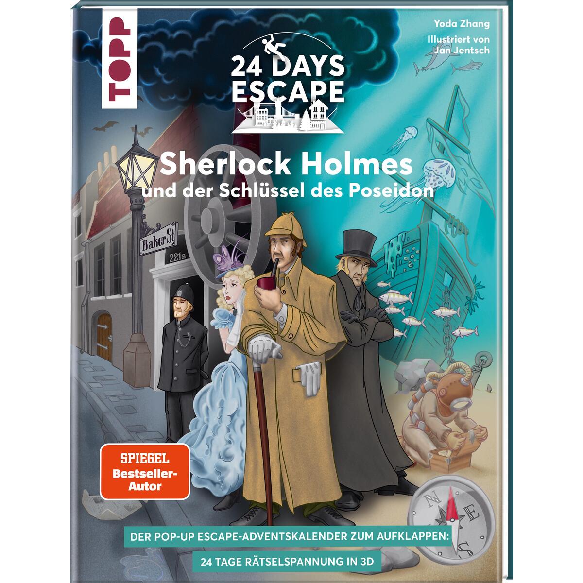 24 DAYS ESCAPE 3D Pop-Up-Adventskalender- Sherlock Holmes und der Schlüssel des ... 24 DAYS ESCAPE 3D Pop-Up-Adventskalender- Sherlock Holmes und der Schlüssel des ... von Frech Verlag GmbH
