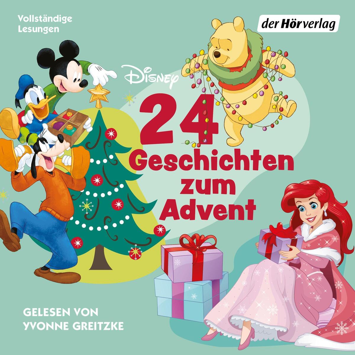 24 Geschichten zum Advent (Disney) von Hoerverlag DHV Der