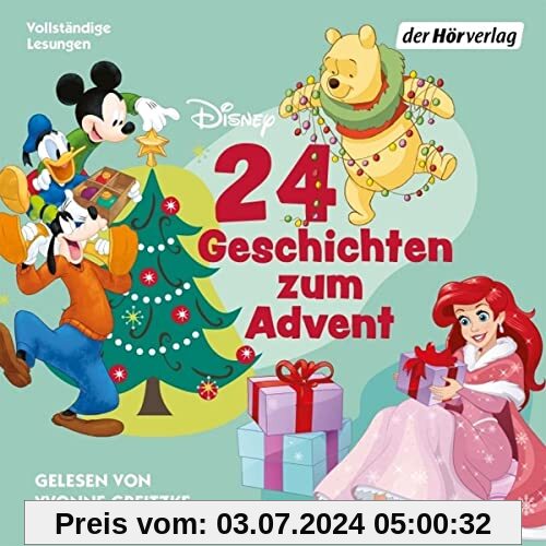 24 Geschichten zum Advent (Disney): . (Vermischte Geschichte, Band 1)