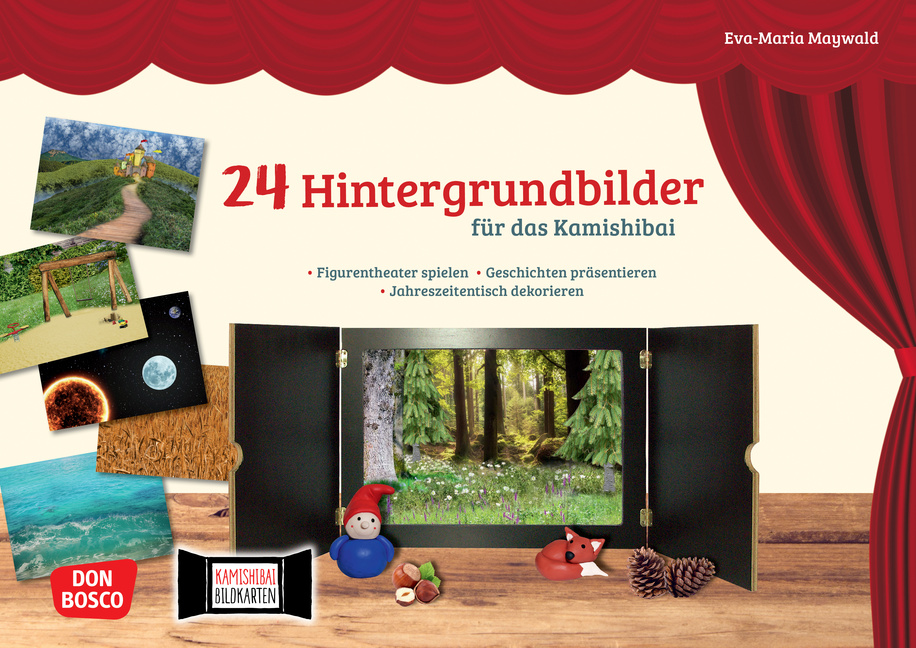 24 Hintergrundbilder für das Kamishibai 24 Hintergrundbilder für das Kamishibai von Don Bosco Medien