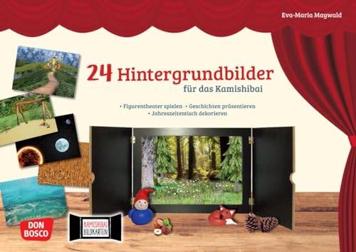 24 Hintergrundbilder für das Kamishibai: Figurentheater spielen – Geschichten präsentieren – Jahreszeitentisch dekorieren (Zubehör für das Erzähltheater Kamishibai) 24 Hintergrundbilder für das Kamishibai: Figurentheater spielen – Geschichten präsentieren – Jahreszeitentisch dekorieren (Zubehör für das Erzähltheater Kamishibai)