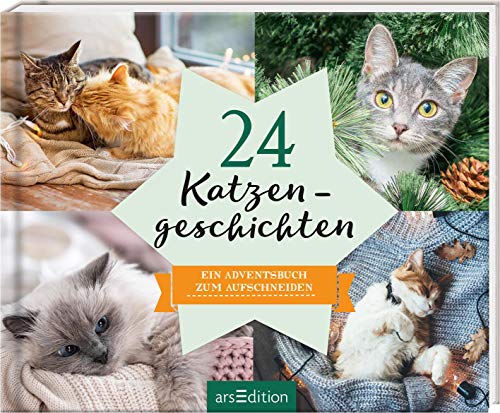 24 Katzengeschichten: Ein Adventsbuch zum Aufschneiden