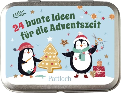 24 bunte Ideen für die Adventszeit: Weihnachtliche Bastel-, Spiel- und Backideen für die Adventszeit. Kreative Beschäftigungen für Kinder ab 5 Jahren (Spielideen für Kinder)
