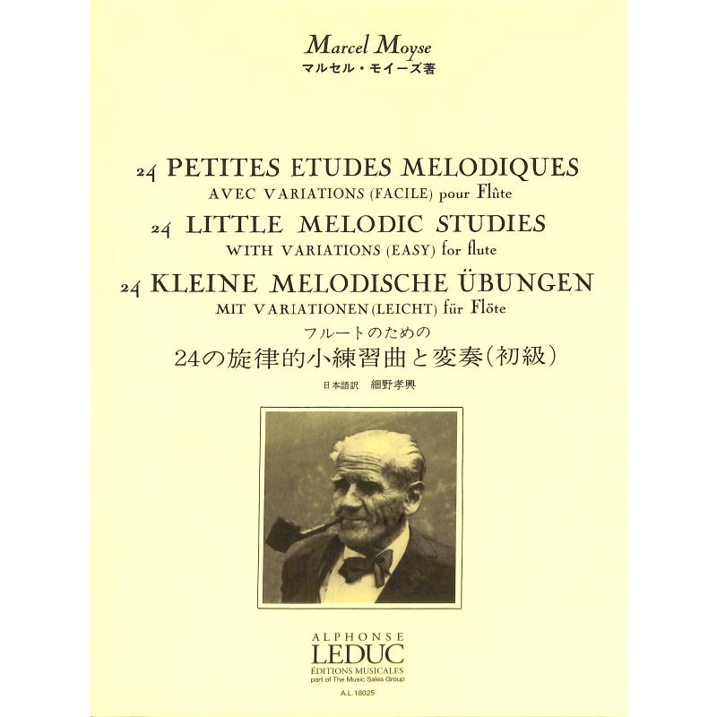 24 petites Etudes melodiques avec variations