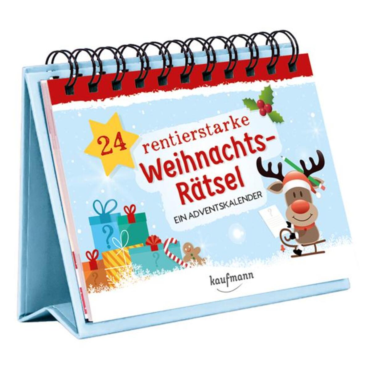 24 rentierstarke Weihnachtsrätsel von Kaufmann Ernst Vlg GmbH
