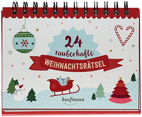24 zauberhafte Weihnachtsrätsel (Adventskalender für Erwachsene: Aufstell-Buch mit Rätseln, Band 1) von Kaufmann Ernst Vlg GmbH