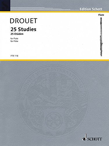 25 Etüden: Flöte. (Edition Schott)