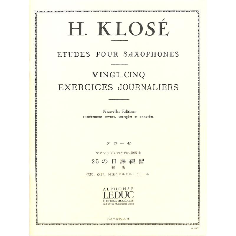 25 exercices journaliers