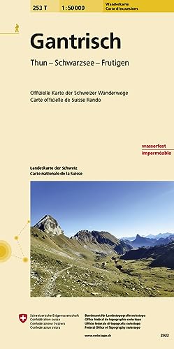 253T Gantrisch Wanderkarte: Thun - Schwarzsee - Frutigen (Wanderkarten 1:50 000)