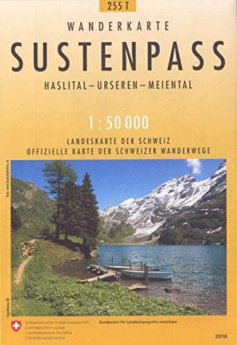 255T Sustenpass Wanderkarte: Haslital - Urseren - Meiental: Haslital - Urseren - Meiental. Offizielle Wanderkarte der SAW (Wanderkarten 1:50 000)