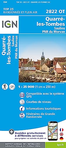 2822OT Quarre Les Tombes (TOP 25) von IGN-Frankreich