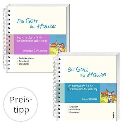 2er Set Materialbücher Bei Gott zu Hause: Gruppenstunden + Familientage & Wochenkurs von St. Benno