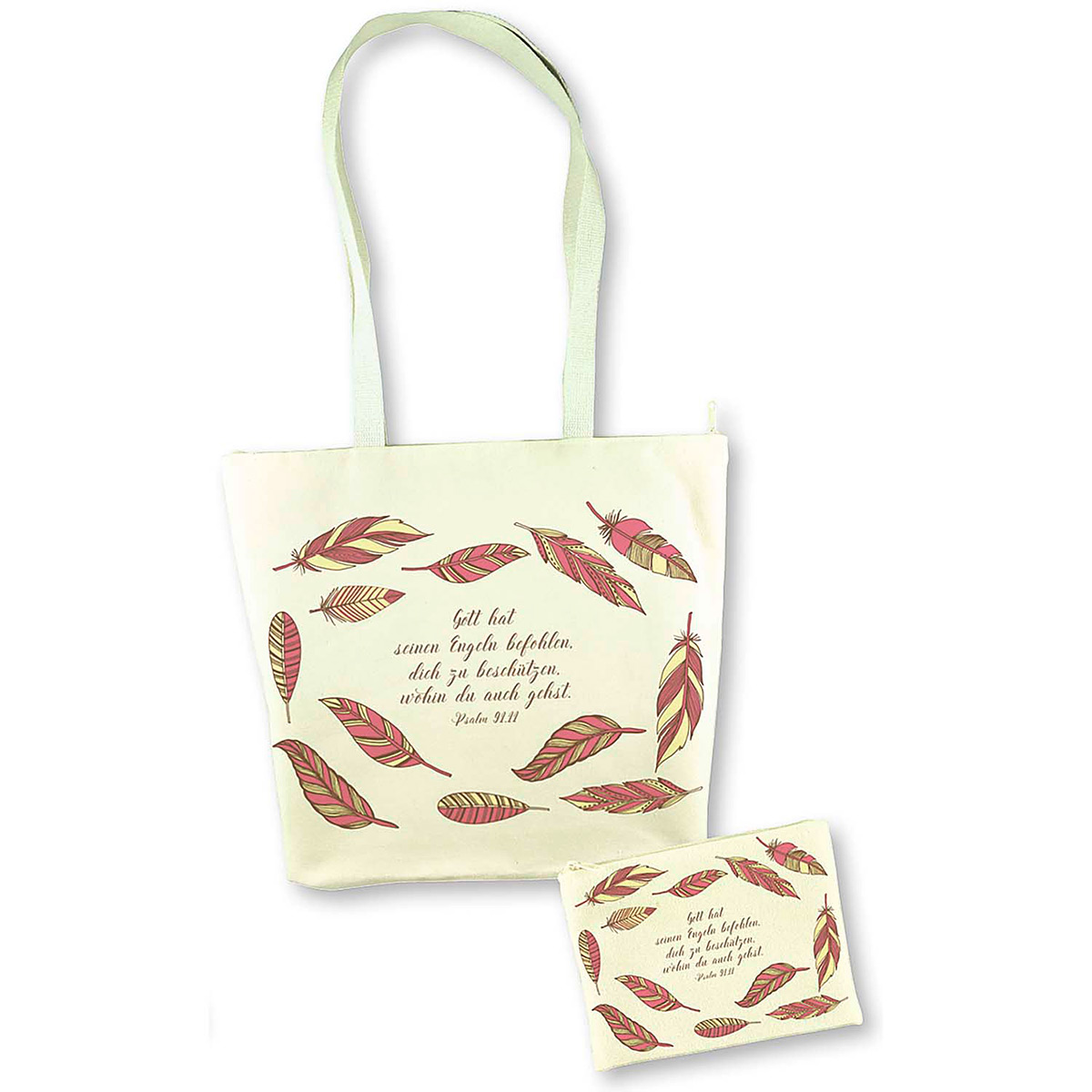 2er-Set: Shopper und Kosmetiktasche 2er-Set: Shopper und Kosmetiktasche von Kawohl-Verlag