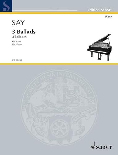 3 Balladen: op. 12. Klavier.: op. 12. piano. (Edition Schott)