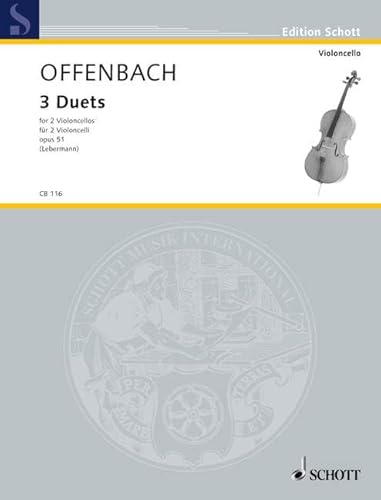 3 Duets: op. 51. 2 Violoncelli. (Cello-Bibliothek)