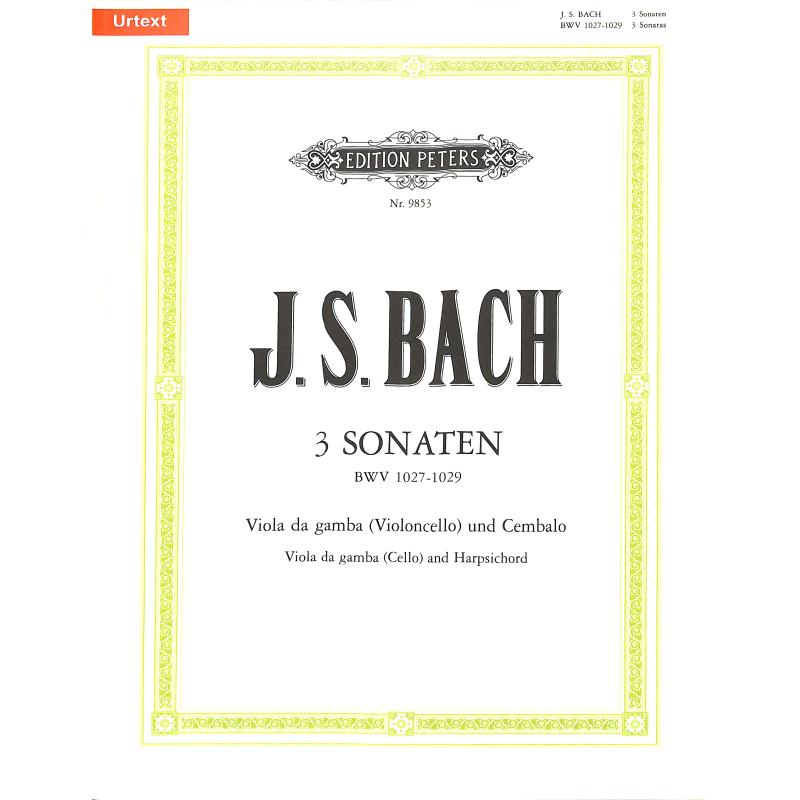 3 Sonaten BWV 1027-1029